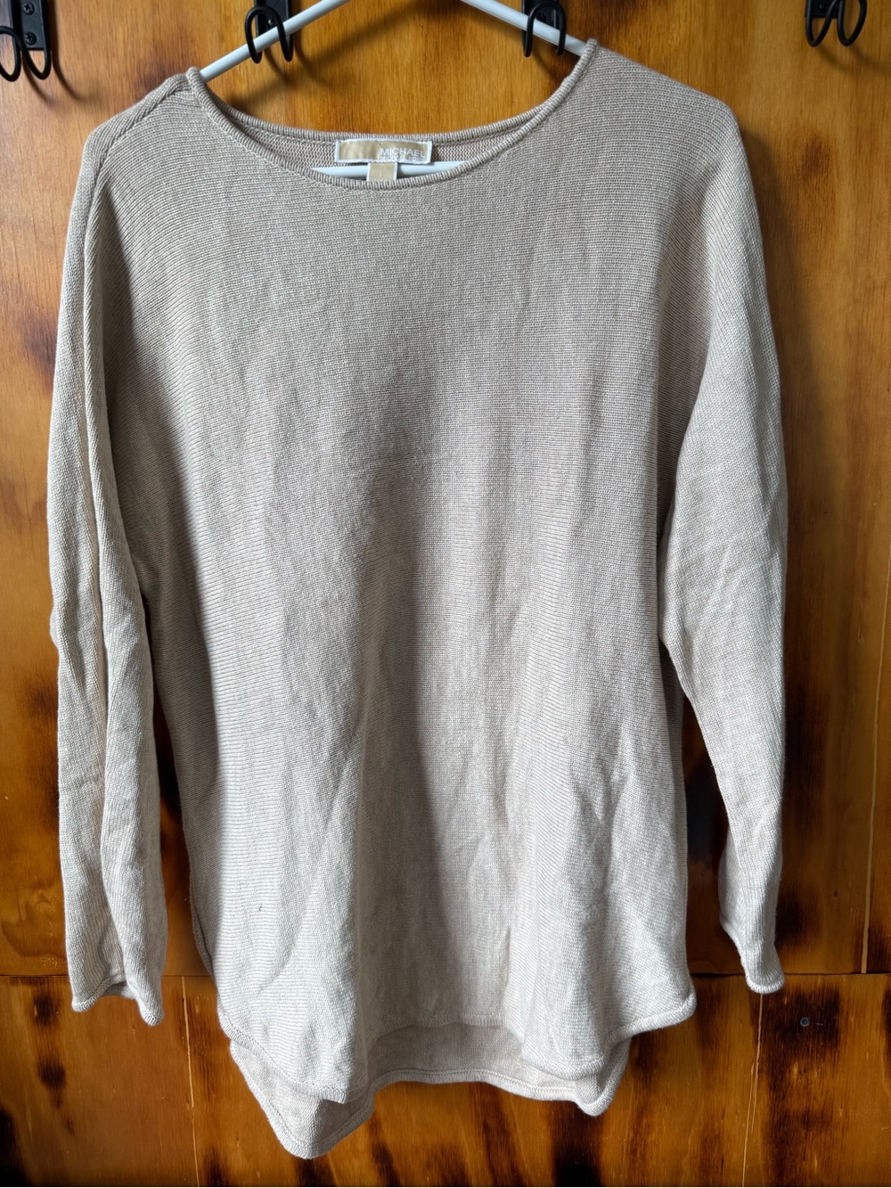 Michael Kors Women's Crewneck Sweater in Light Beige